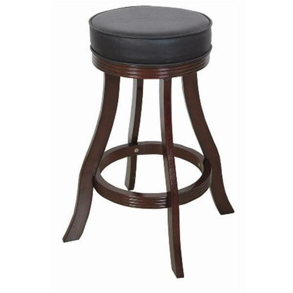 Ram Game Room 30 In. H X 24 In. W Backless Barstool With Swivel - Cappuccino BSTL-CAP